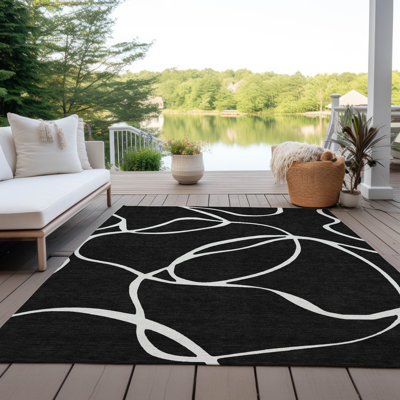 Tapis intérieur / extérieur lavable à la machine Chayden ACN999