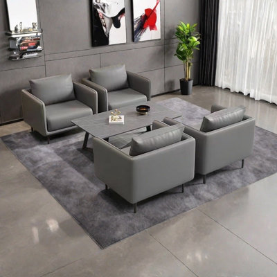 Business leisure simple office sofa set