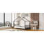 Lit plateforme simple en métal, noir-314324577