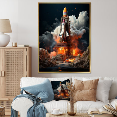 " Blastoff Space Shuttle Launch "