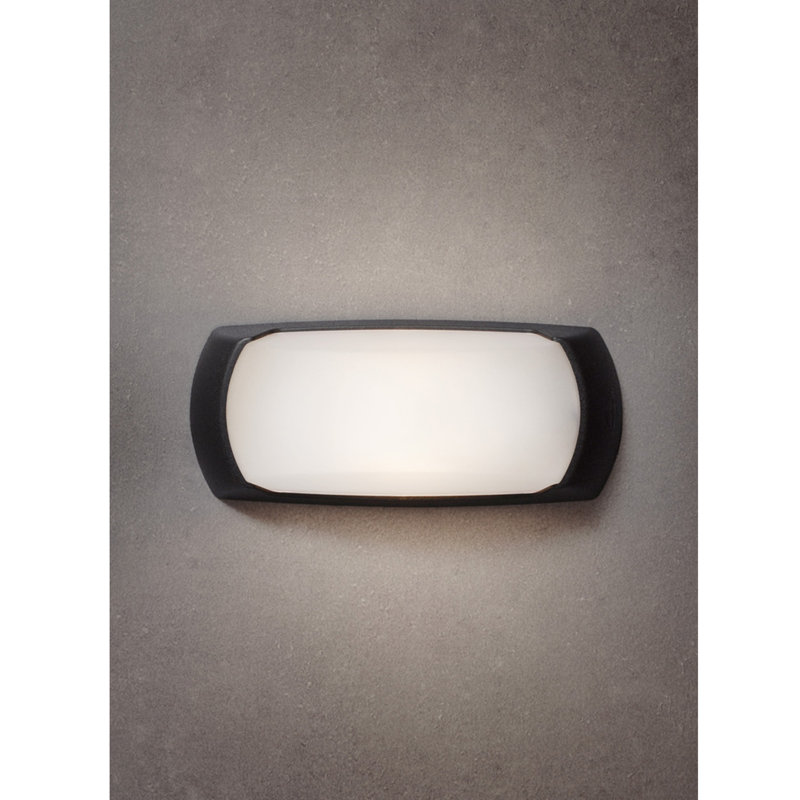 Groseiller LED Outdoor Bulkhead Light, Black