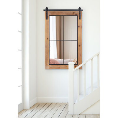 Enora Wood Rectangle Mirror