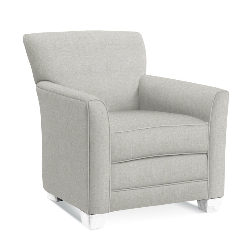 Buckley Armchair, Frost White Finish, Elite Ivory; 0321-91