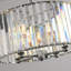 Luminaire suspendu cylindrique à 4 lumières