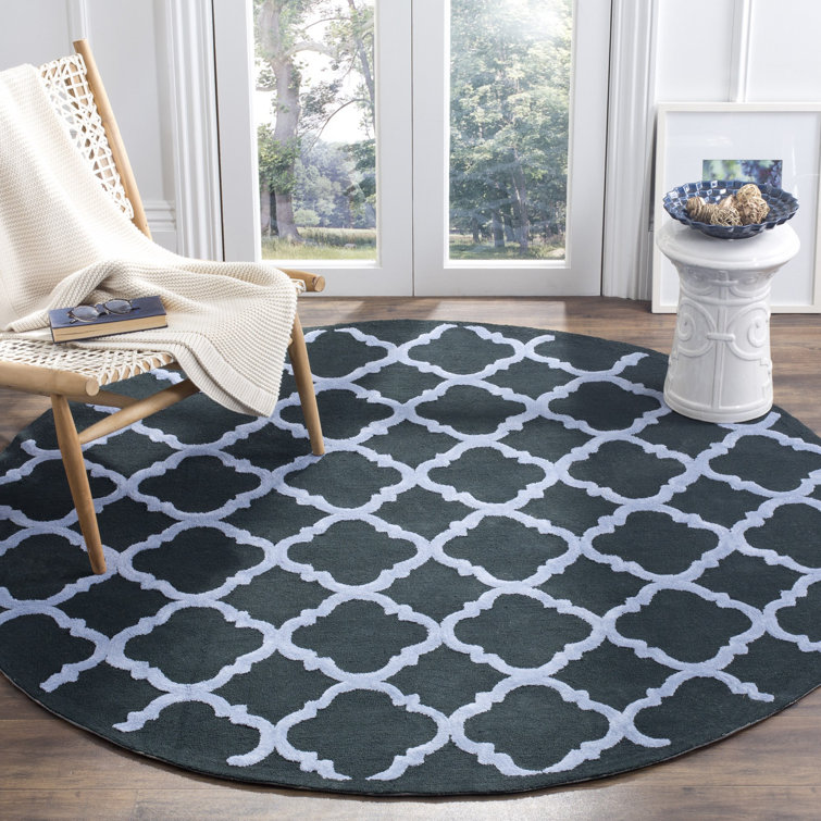 Fullerton Hand Hooked Cotton Pile Geometric Rug