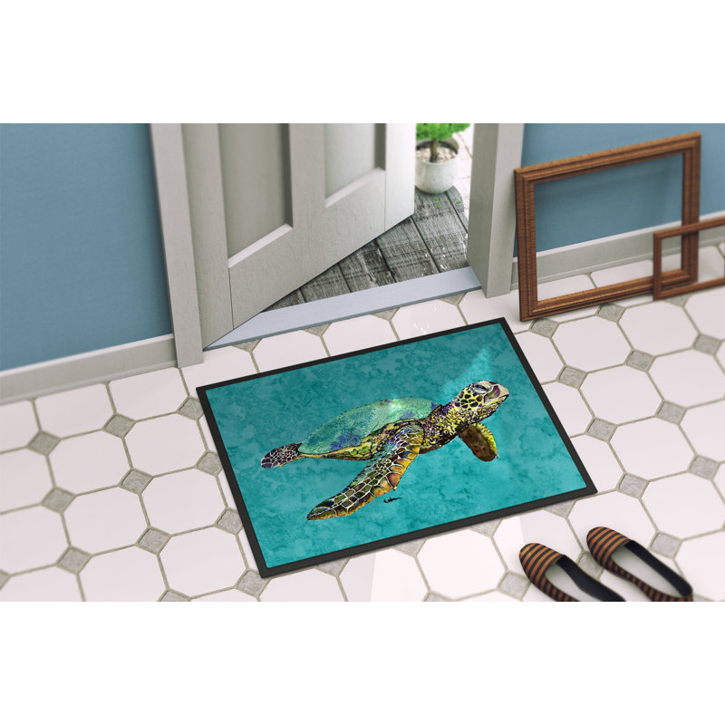 Tapis d'entrée antidérapant Edlohman, Rectangle 1 pi 6 po x 2 pi 3 po