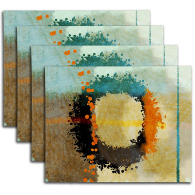 Napperon abstrait en polyester