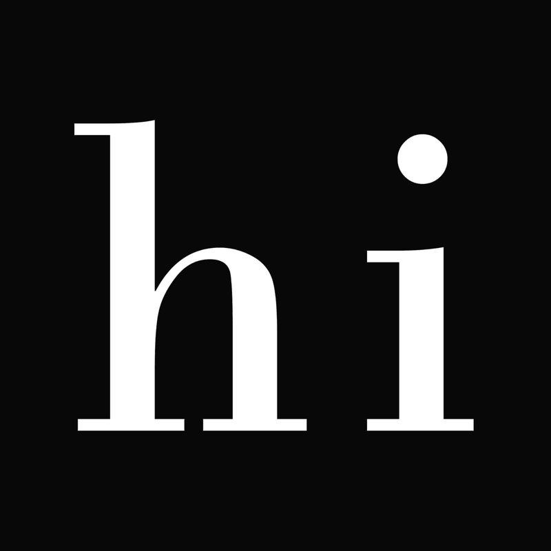 " Hi ", 12" H x 12" W  