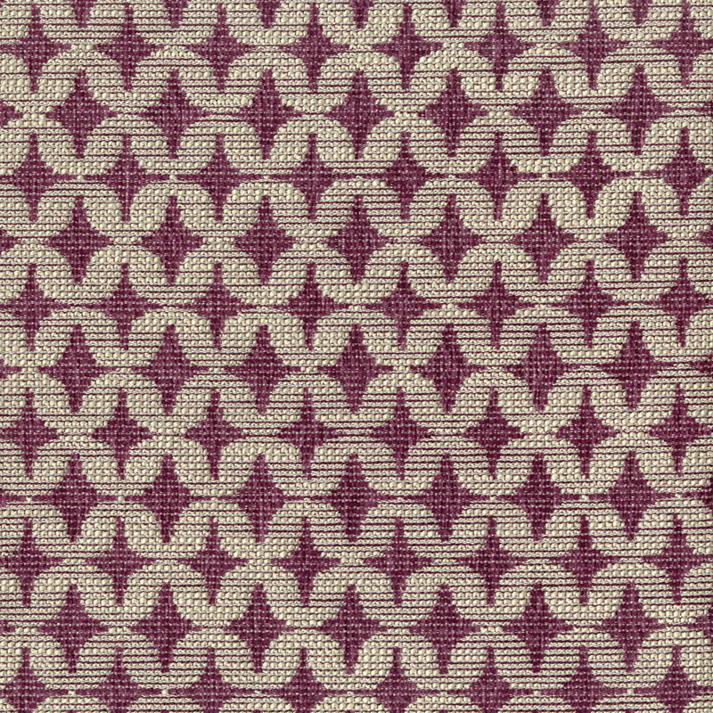Tissu jacquard Abbeyshea Hyle par The Yard, Framboise