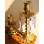 Chandelle de table en métal H 7,87 po
