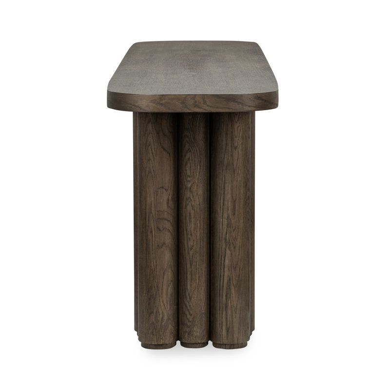 Tiber Console Table, Toasted Brown