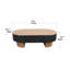 43.7 Elliptical living room coffee table with hidden storage and removable tabletop-224626664