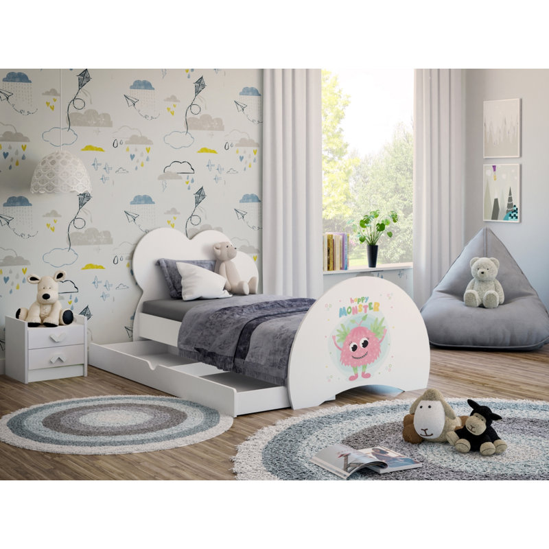 Isiah Standard with Storage Included, White