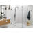 Illume 60 in. x 48.5 in. x 78 in. 90-degree Fully Frameless Wall Hinged Glass Shower Enclosure-90627762