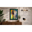 Vibrant Elephant Study Modern 1 Piece Single Picture Frame Wall Art-136694673-136694674