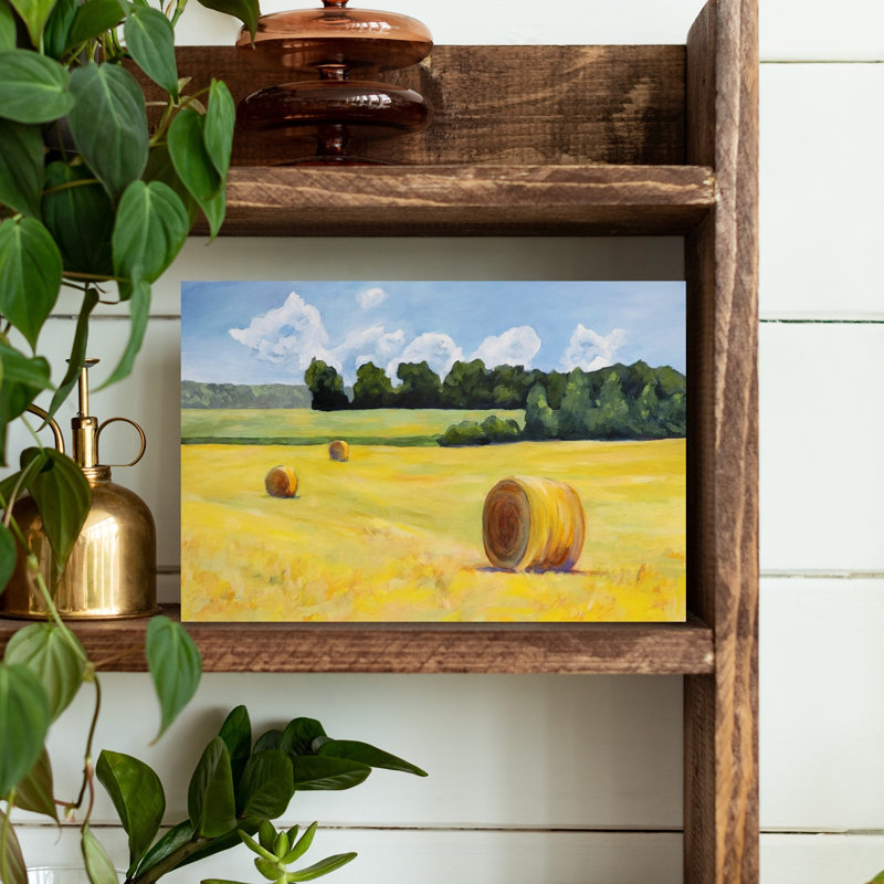 Golden Hay Field, H 12 po x l 18 po