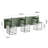 Taevion 3 - Light Sage Green Dimmable Vanity Light with Crystal Shade-394753326