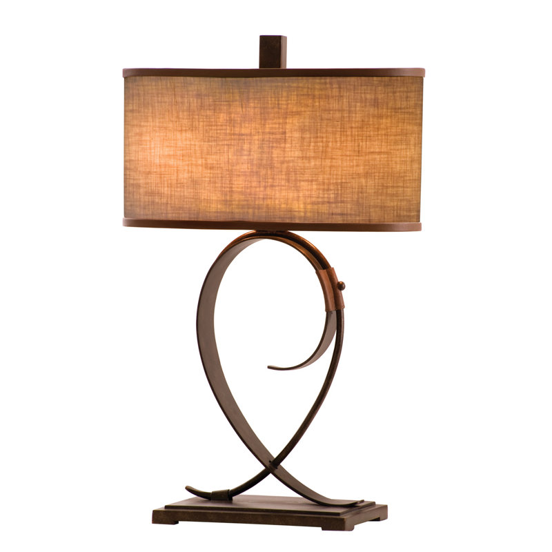 Rodeo Drive Antique Copper Rustic Table Lamp