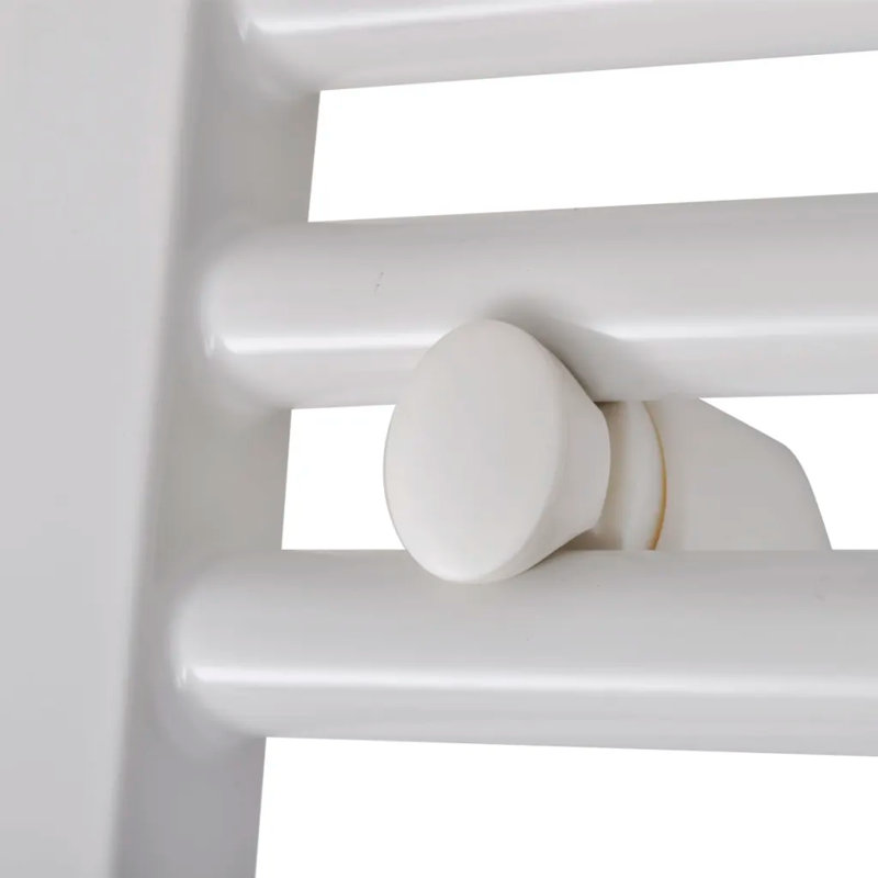 Ira Straight Towel Rail Heated Towel Rails, 48cm H x 48cm W