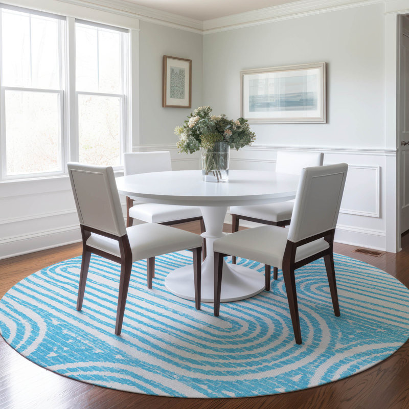 Tapis intérieur / extérieur Kinslee, Rond 8 pi