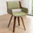 Hitney Faux Leather Swivel Dining Armchairs-1441675871