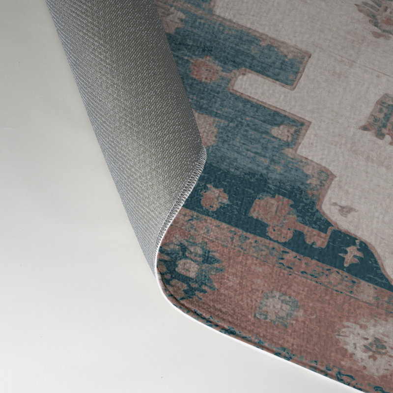 Tapis gris intérieur et extérieur surteint, Rectangle 5 pi x 7 pi