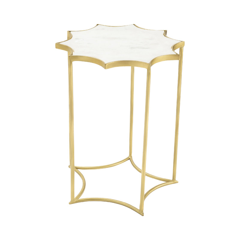 Hathorn Marble Top End Table