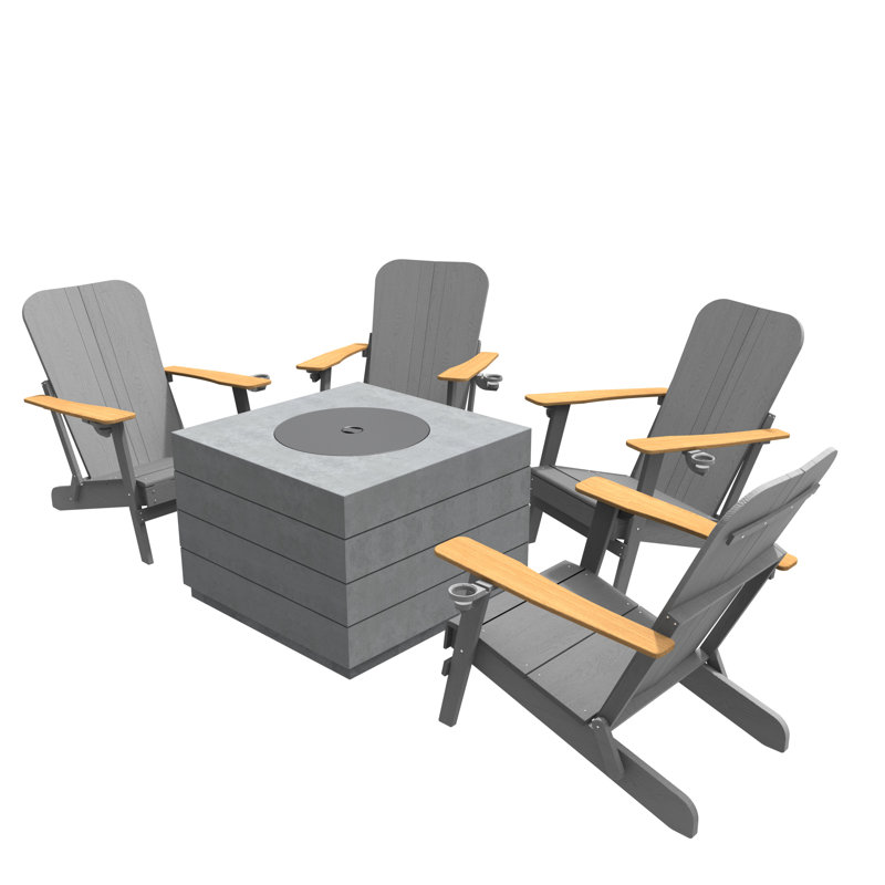 Chaise Adirondack d'extérieur Breianna