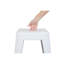 Tabouret à hauteur de comptoir 24 po, ensemble de 2 tabourets de bar en métal sans dossier, non empilable, amovible et facile à assembler, permettant d'économiser de l'espace pour un îlot de cuisine / bar / café / salle à manger (blanc)-132287421-132287426
