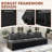 4 -Person Rattan Patio Safo With Cushions-552961970-552961968