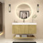 Ensemble de meuble-lavabo mural 48 pouces avec portes et tiroir intérieur Moreno Stella-95088519