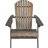 Foldable Chair In Gray, Made With Solid Wood For Outdoor Comfort Gray Chair, Convenient Use-110929845