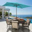 Parasol de patio rectangulaire avec manivelle (sans base)-829646150
