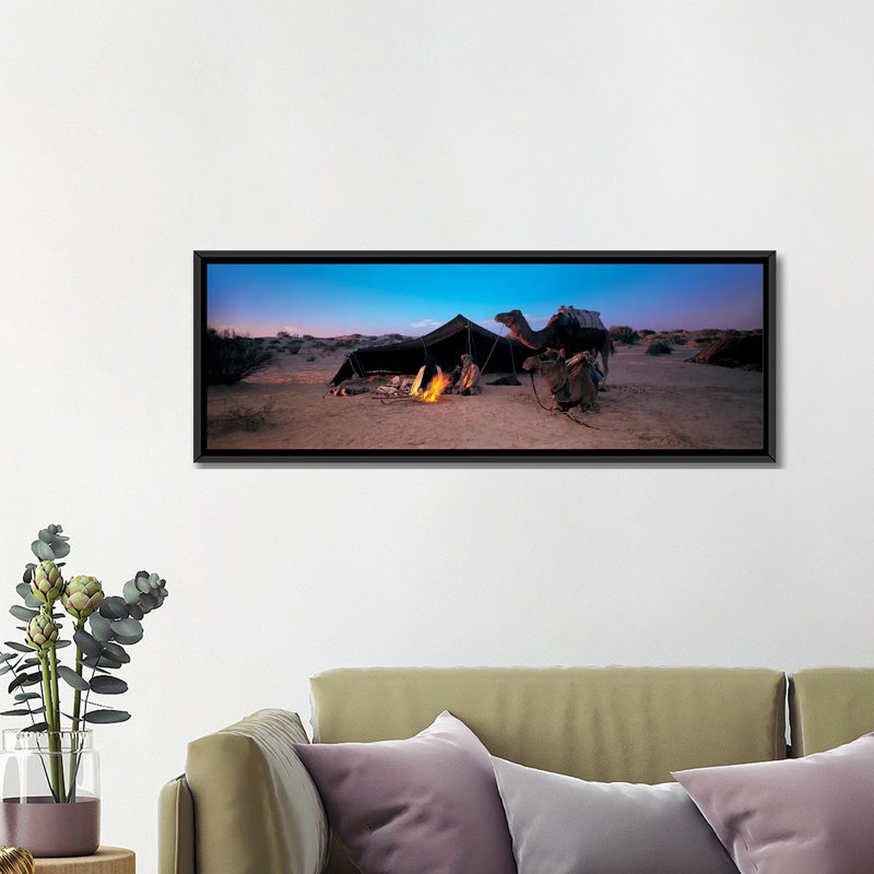 Reproduction de photo sur toile, H 20 po x l 60 po x P 1,5 po, Toile avec cadre noir