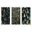 Christmas Pine Tree Pattern I - Tree Pine Metal Wall Art Prints Set Of 3-541290764