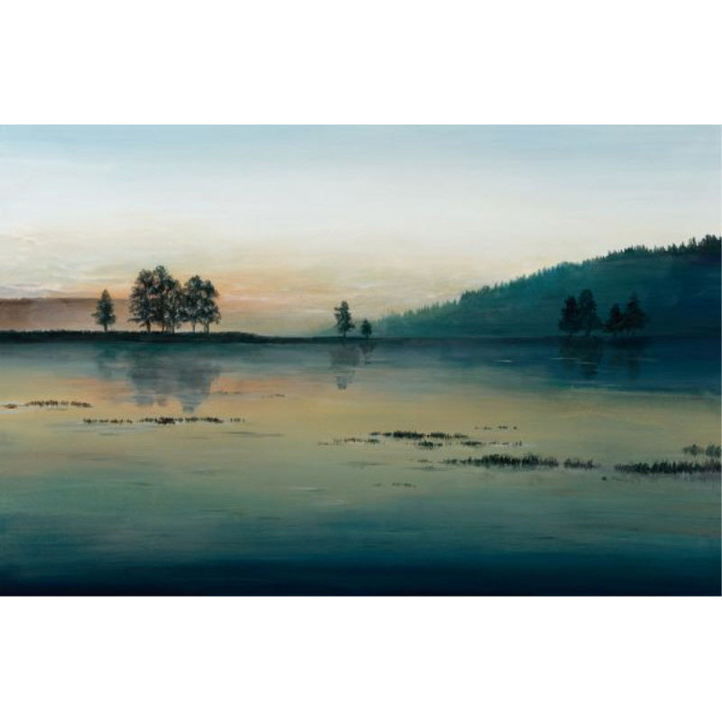 Morning Glow Painting by Sara Brown, 30" H x 46" W x 1.5" D, Knife Gel
