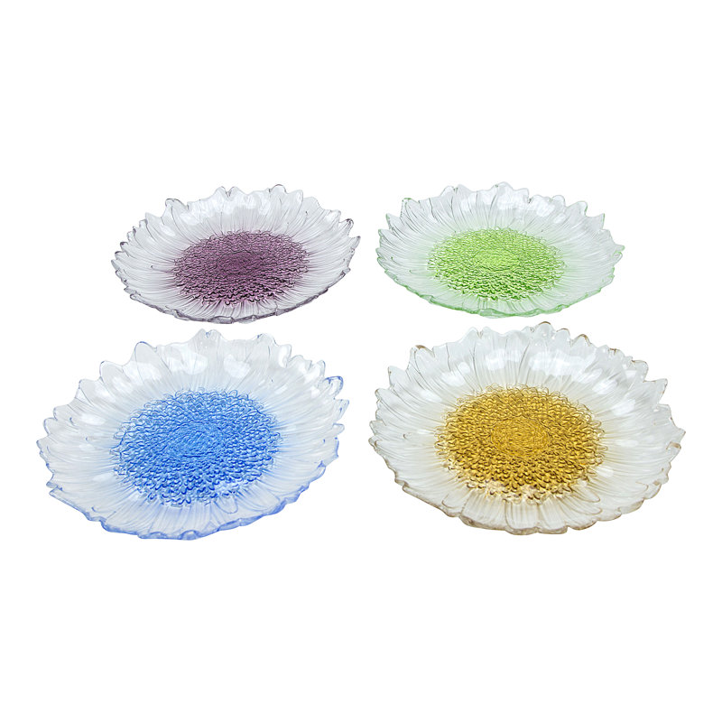Ensemble de 4 assiettes à dessert Amerah