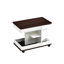 360 Rotating Adjustable Lift - Top Side Table, Practical End Table With Storage, Smooth , Rounded Edges For Living Room Decor And Lockable Corners Home