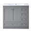 36 Inch Shaker Style Free-Standing Bathroom Vanity Cabinet-1089872883