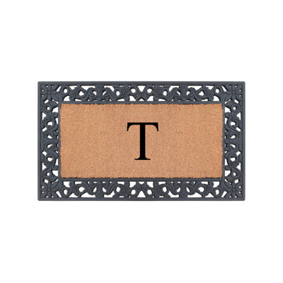  Tapis de porte antidérapant pour l'extérieur 30 po x 18 po