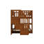 Malibu Wood Low Staircase Bunk Bed-133034546-133034548