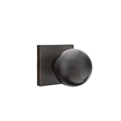 Privacy Orb Knob with Square Rose
