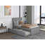 Lit plateforme simple avec lit gigogne Dixfield
