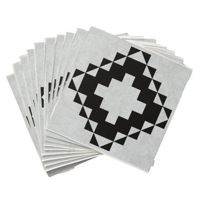 Verlaine 30 x 30cm PVC Tile in Grey