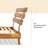 Caden Solid Wood Platform Bed with Adjustable Headboard, Mid-Century Modern-482096211-482096222