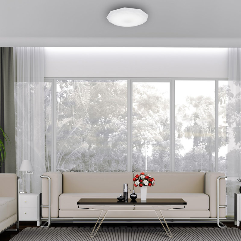 Eisen 4-Light 50.8cm Semi Flush Mount, 80cm H x 36cm W x 3.7cm D