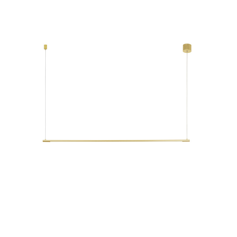 1 - Light LED Kitchen Island Pendant, Gold