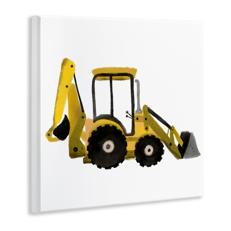 «Yellow Simple Bulldozer» par Elizabeth Medley