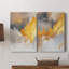 ABSTRACT Series CD XXXIX - Toile tendue avec châssis de qualité supérieure - Prêt à être accroché-108954934