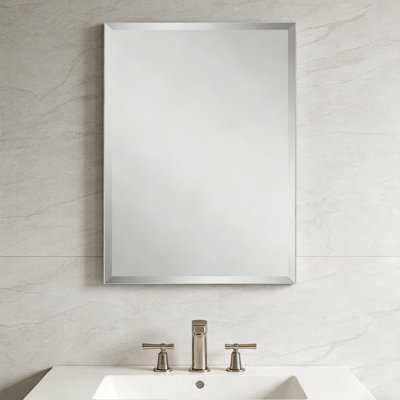 Square Beveled Wall Mirror